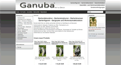 Desktop Screenshot of ganuba.de