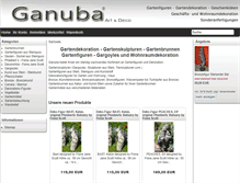 Tablet Screenshot of ganuba.de